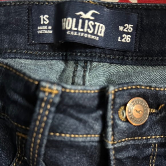 Dark Blue Denim Jeans size w25 L26 - Picture 3 of 5